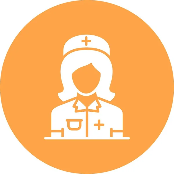 Nurse Creative Icons Desig — Stok Vektör