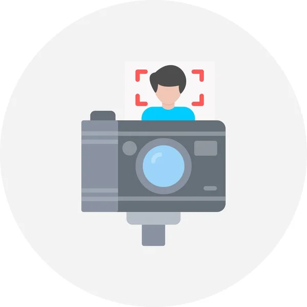 Vlogger Creative Icons Desig — Stock Vector