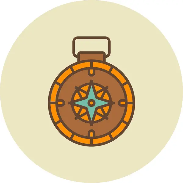 Compass Creative Icons Desig — Vector de stock