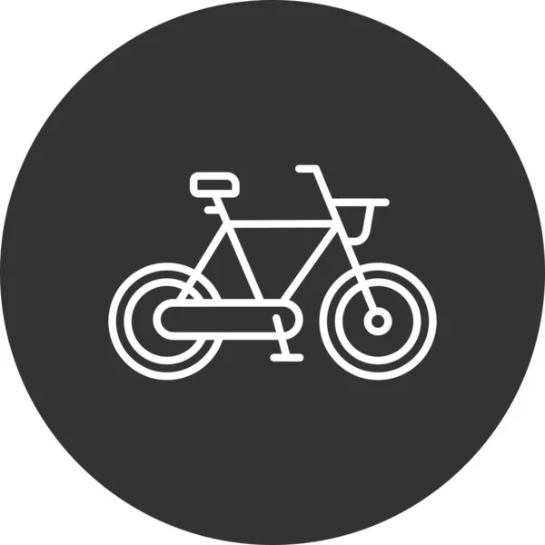 Icônes Créatives Vélo Desig — Image vectorielle