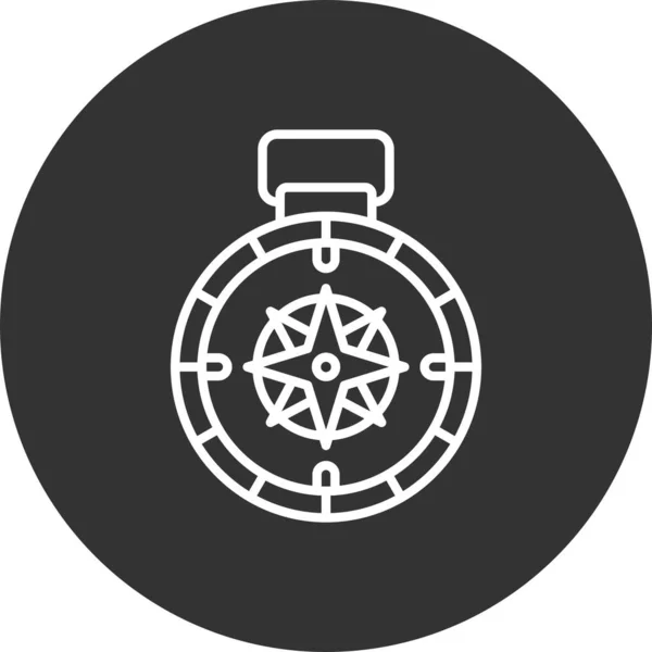 Compass Creative Icons Desig — ストックベクタ