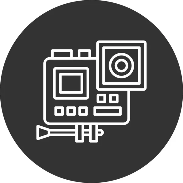 Gopro Creative Icons Desig — Stockový vektor