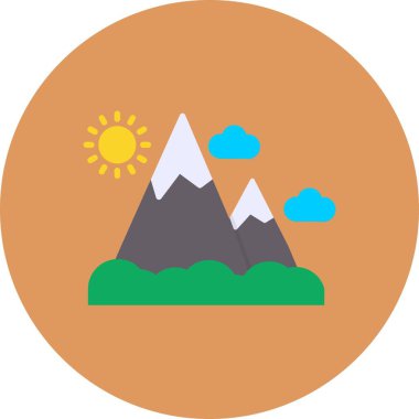  Mountain Creative Icons Desig