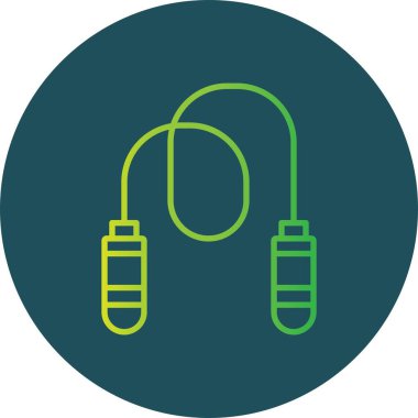 Atlama İpi Yaratıcı Simgeler Tasarımı