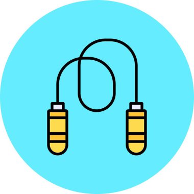 Atlama İpi Yaratıcı Simgeler Tasarımı