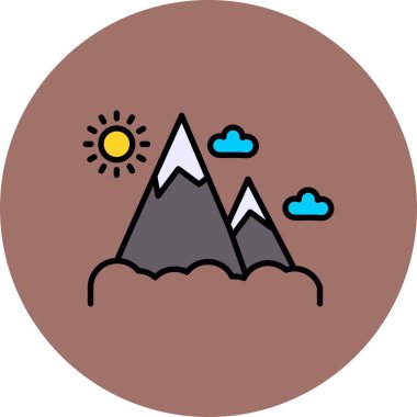  Mountain Creative Icons Desig