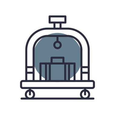 Otel Trolley Yaratıcı Simgeler Tasarımı