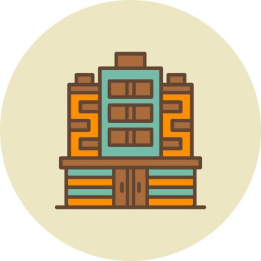 Otel Yaratıcı Simgeleri Tasarımı