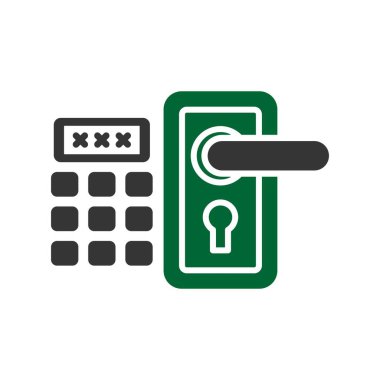 Kapı Kilidi Yaratıcı Simgeler Tasarımı