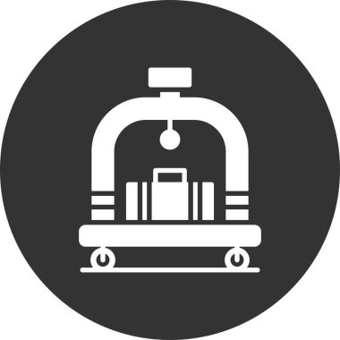 Otel Trolley Yaratıcı Simgeler Tasarımı