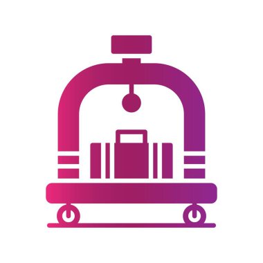 Otel Trolley Yaratıcı Simgeler Tasarımı