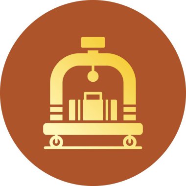 Otel Trolley Yaratıcı Simgeler Tasarımı