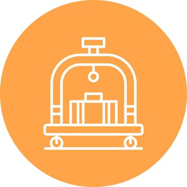 Otel Trolley Yaratıcı Simgeler Tasarımı