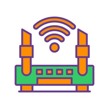  Wifi Yönlendirici Yaratıcı Simgeler Tasarımı