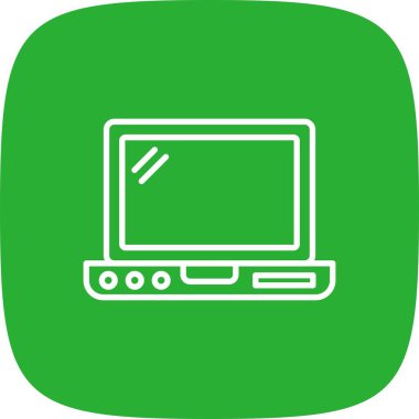 Laptop Yaratıcı Simgeler Tasarımı