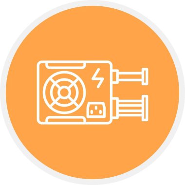 Güç Arzı Yaratıcı Simgeler Tasarımı