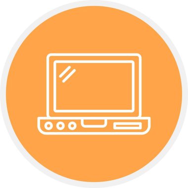 Laptop Yaratıcı Simgeler Tasarımı