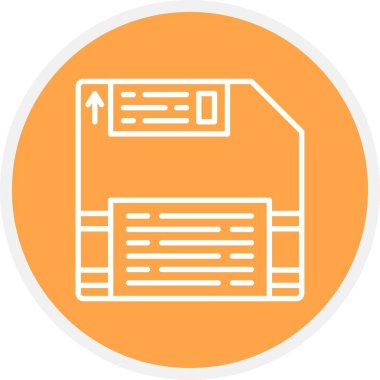 Disket Diski Yaratıcı Simgeler Desig