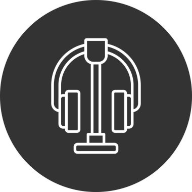 Kulaklık Yaratıcı Simgeler Tasarımı