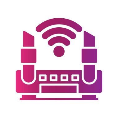  Wifi Yönlendirici Yaratıcı Simgeler Tasarımı