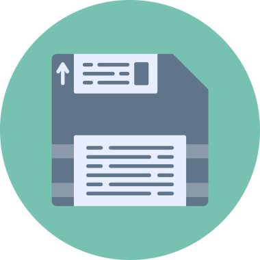 Disket Diski Yaratıcı Simgeler Desig