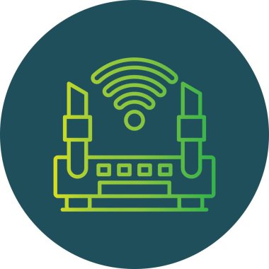  Wifi Yönlendirici Yaratıcı Simgeler Tasarımı