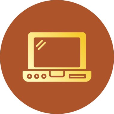 Laptop Yaratıcı Simgeler Tasarımı