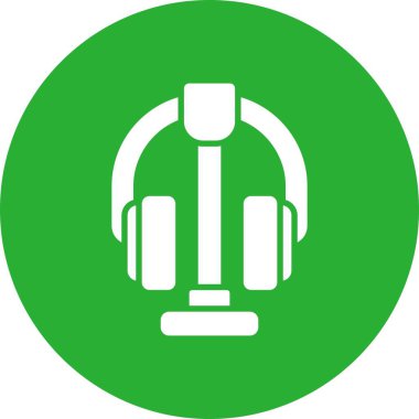 Kulaklık Yaratıcı Simgeler Tasarımı