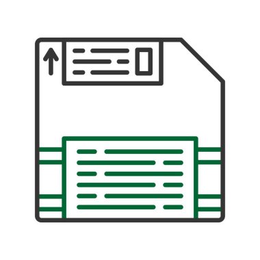 Disket Diski Yaratıcı Simgeler Desig