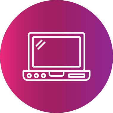 Laptop Yaratıcı Simgeler Tasarımı