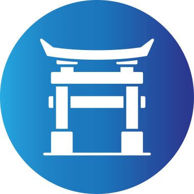  Torii Kapısı Yaratıcı Simgeleri Desig