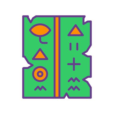 Hiyeroglif Yaratıcı Simgeler Tasarımı