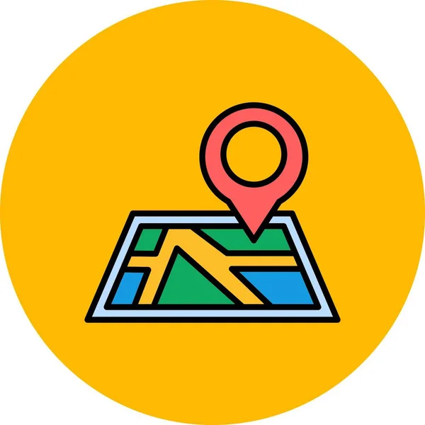 Map Creative Icons Desig — Διανυσματικό Αρχείο