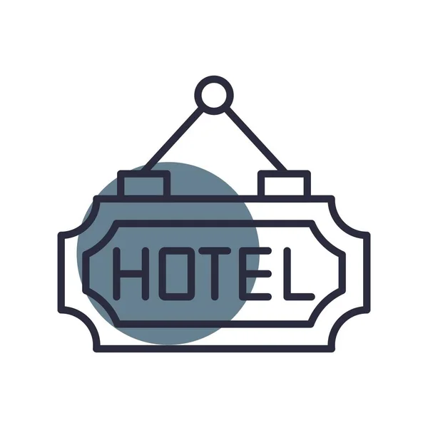 Ξενοδοχείο Creative Icons Desig — Διανυσματικό Αρχείο