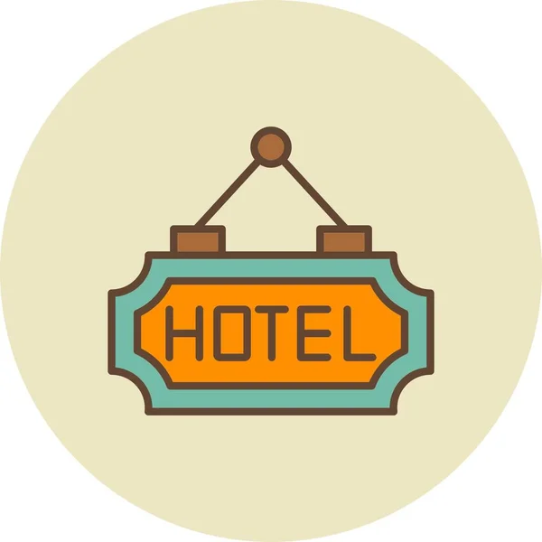 Hotel Creative Icons Desig — ストックベクタ