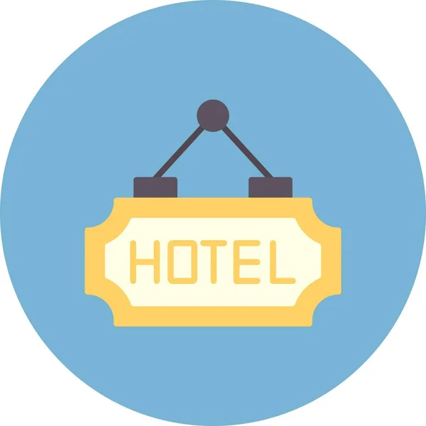 Hotel Kreative Ikonen Desig — Stockvektor