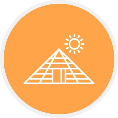 Piramit Yaratıcı Simgeler Tasarımı