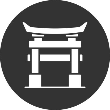  Torii Kapısı Yaratıcı Simgeleri Desig