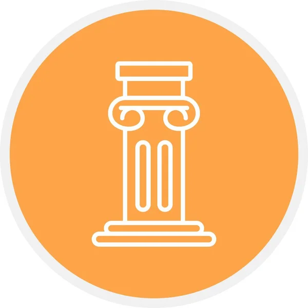 Pillar Creative Icons Desig — Vector de stock