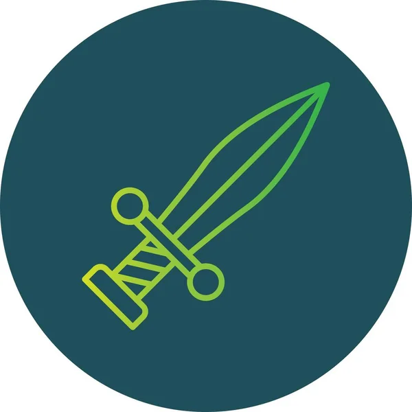 Sword Creative Icons Desig — Vector de stoc