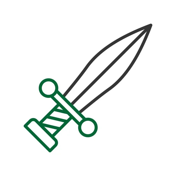 Schwert Kreative Ikonen Desig — Stockvektor