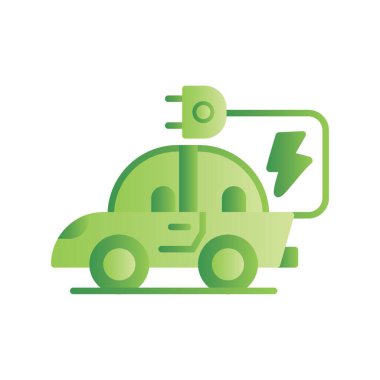  Electric Car Creative Icons Desig