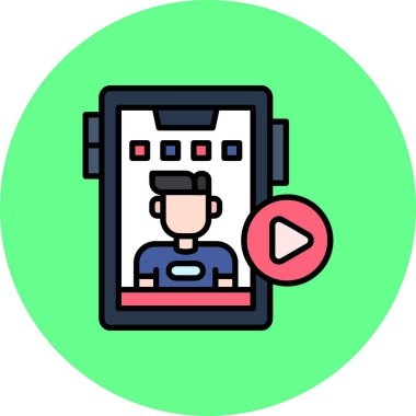  Çevrimiçi Yayın Yaratıcı Simgeler Tasarımı