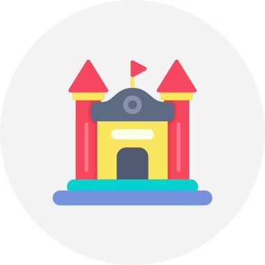 Şişirilebilir Şato Yaratıcı Simgeler Tasarımı