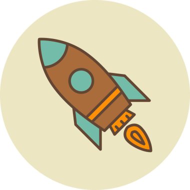  Roket Gemisi Yaratıcı Simgeler Desig