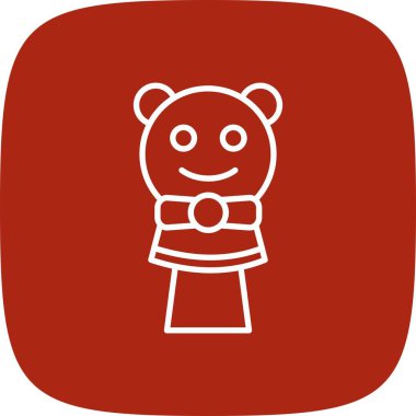 Kukla Gösterisi Yaratıcı Simgeler Tasarımı