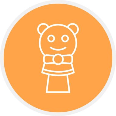 Kukla Gösterisi Yaratıcı Simgeler Tasarımı