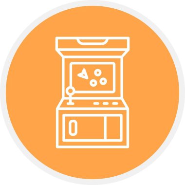 Arcade Machine Yaratıcı Simgeler Tasarımı