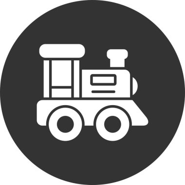 Oyuncak Treni Yaratıcı Simgeler Tasarımı