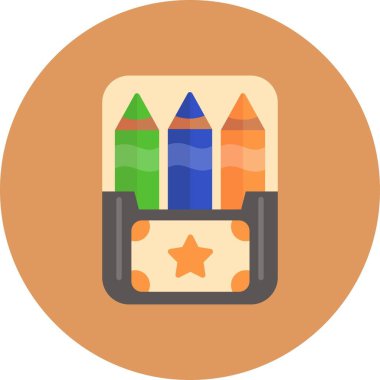 Crayons Creative Icons Desig